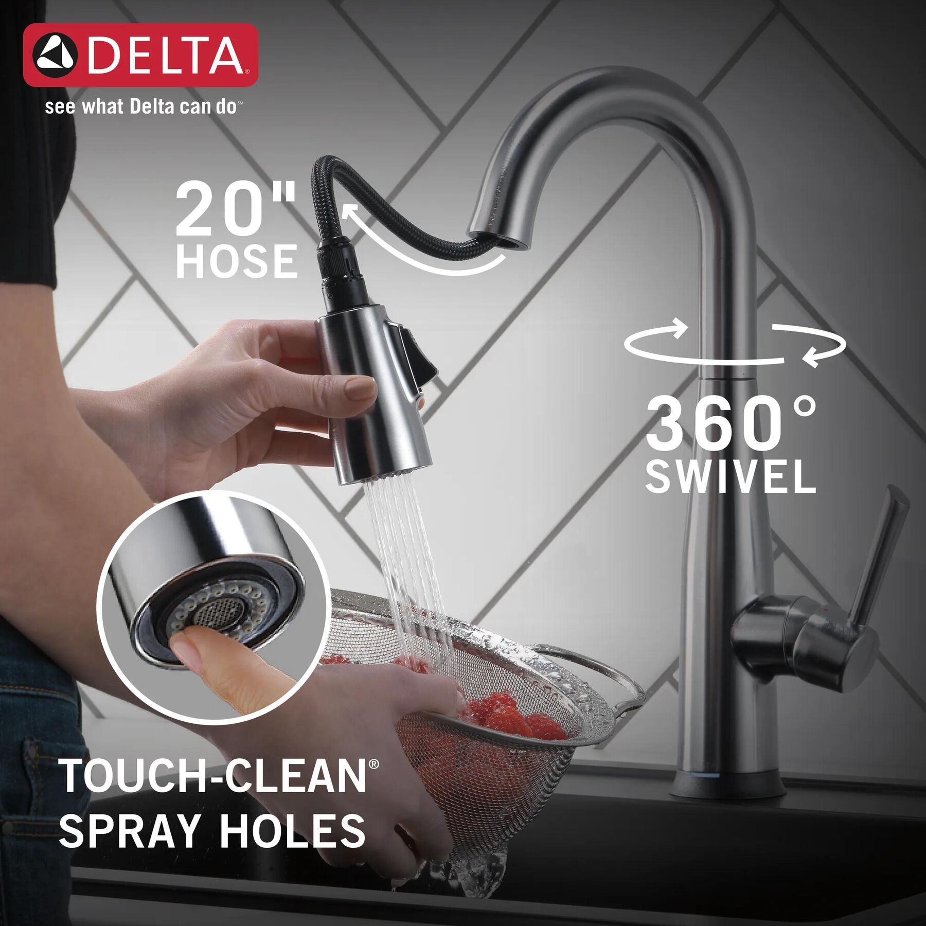 Touch2O Pull-Down Prep Faucet  (Recertified)