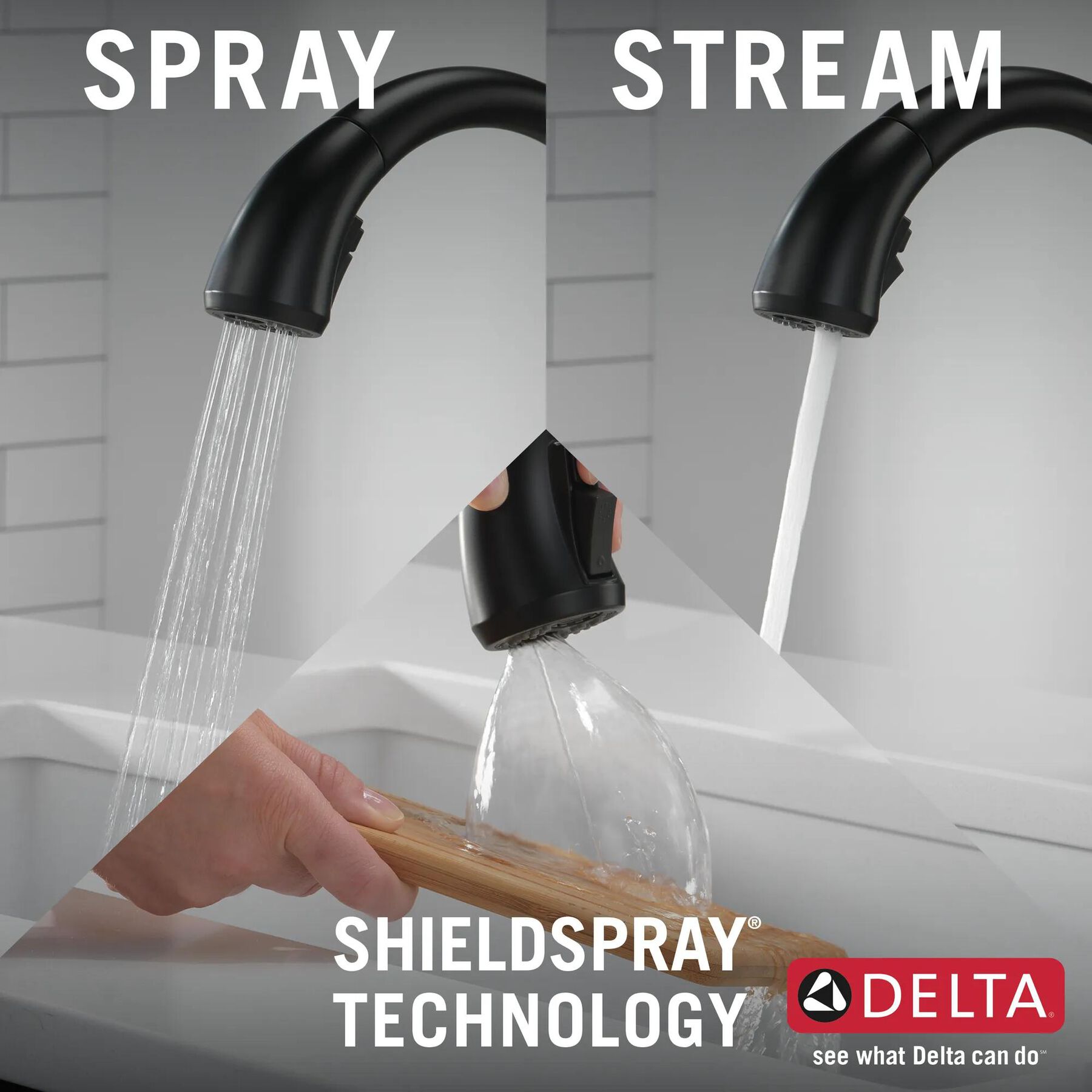 Single Handle Pull-Out Kitchen Faucet