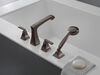 Roman Tub with Hand Shower Trim
