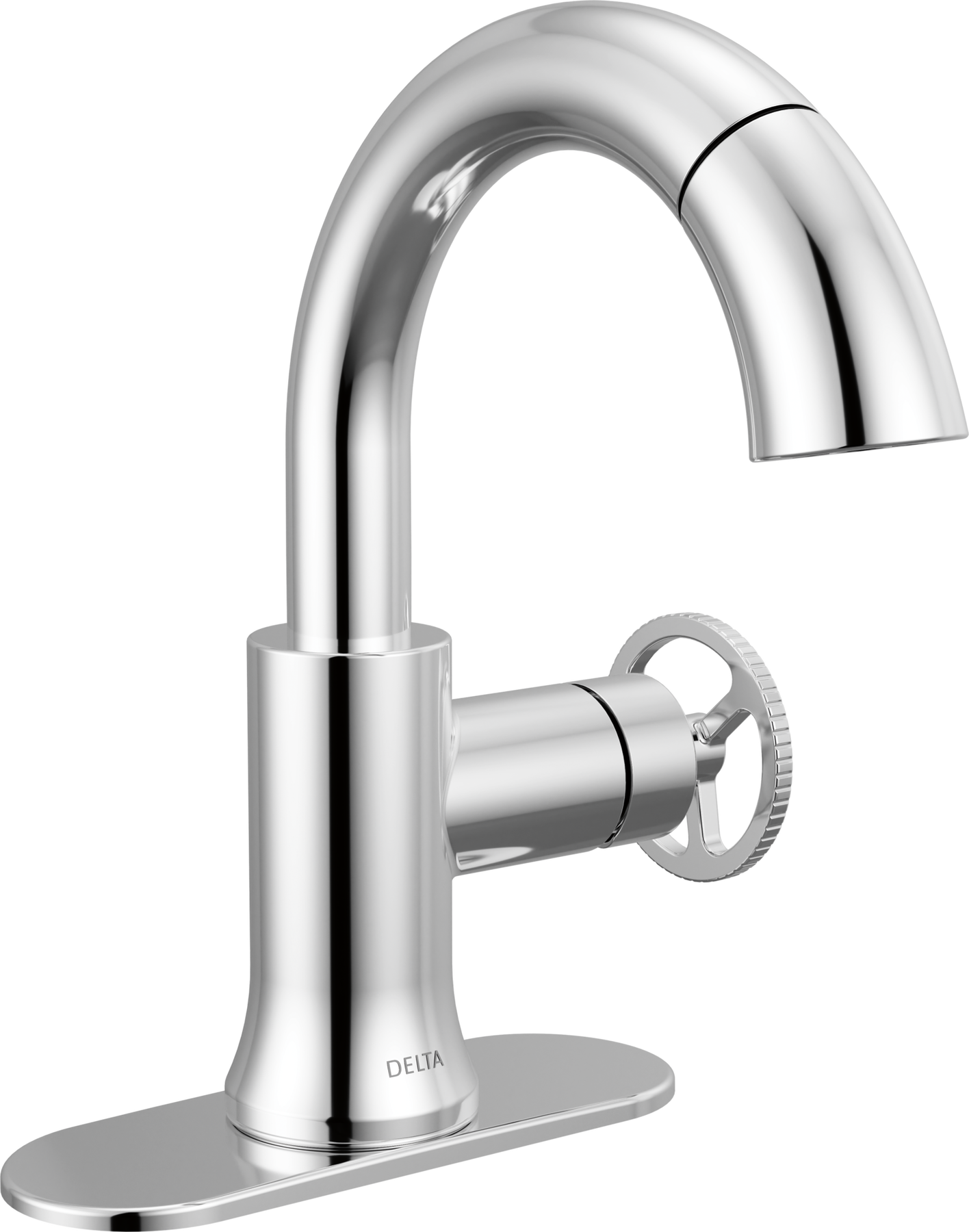 Single Handle Pull-Down Bathroom Faucet