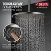 Single-Setting Metal Raincan Shower Head