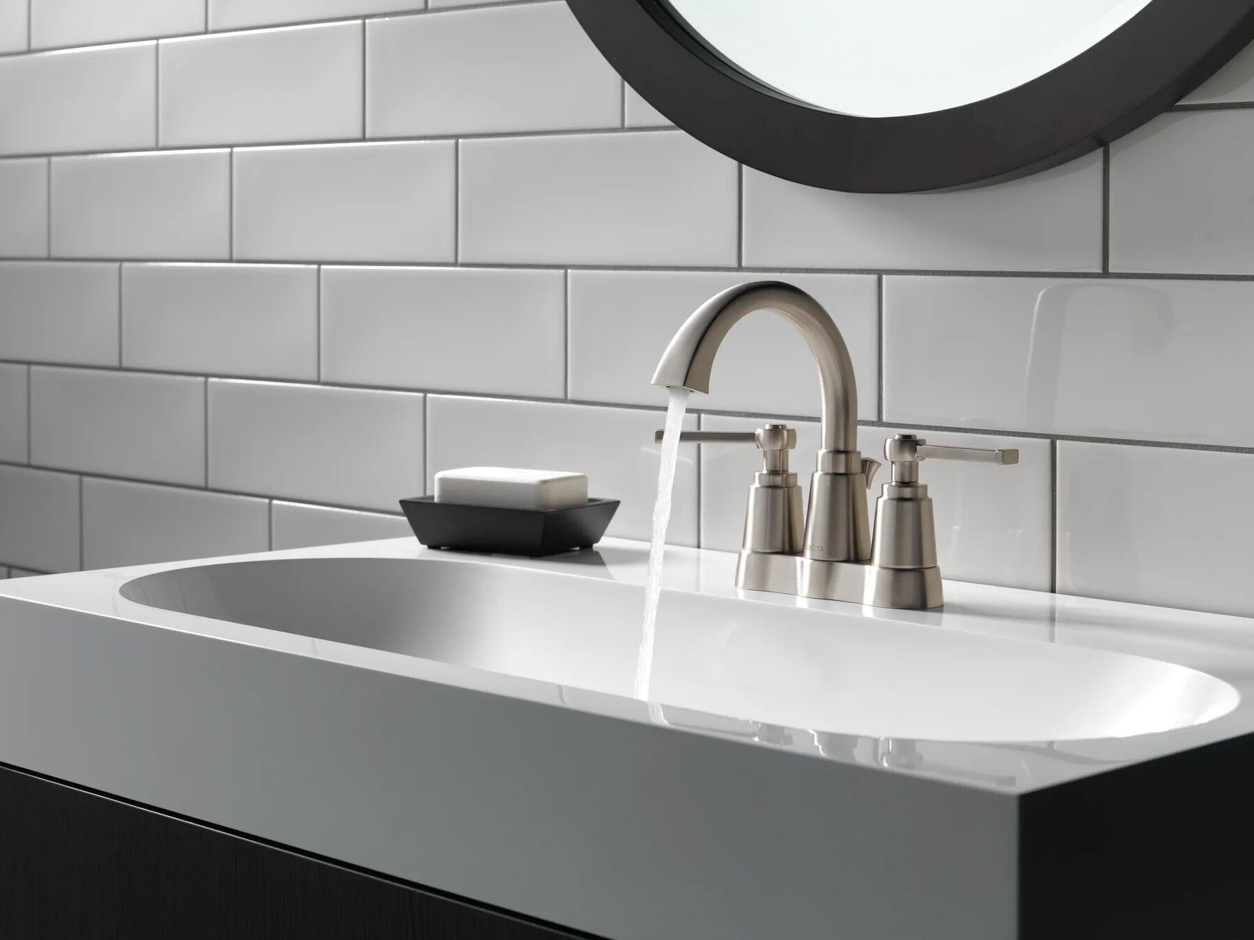 Two Handle Centerset Bathroom Faucet