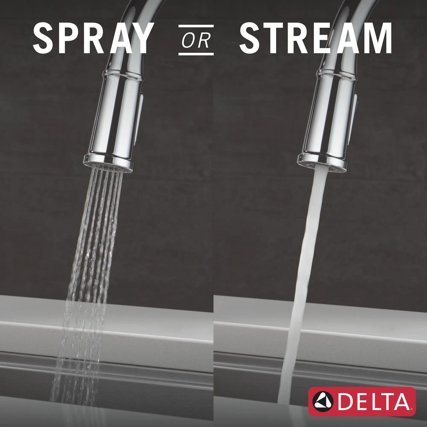 Single Handle Pull-Down Kitchen Faucet