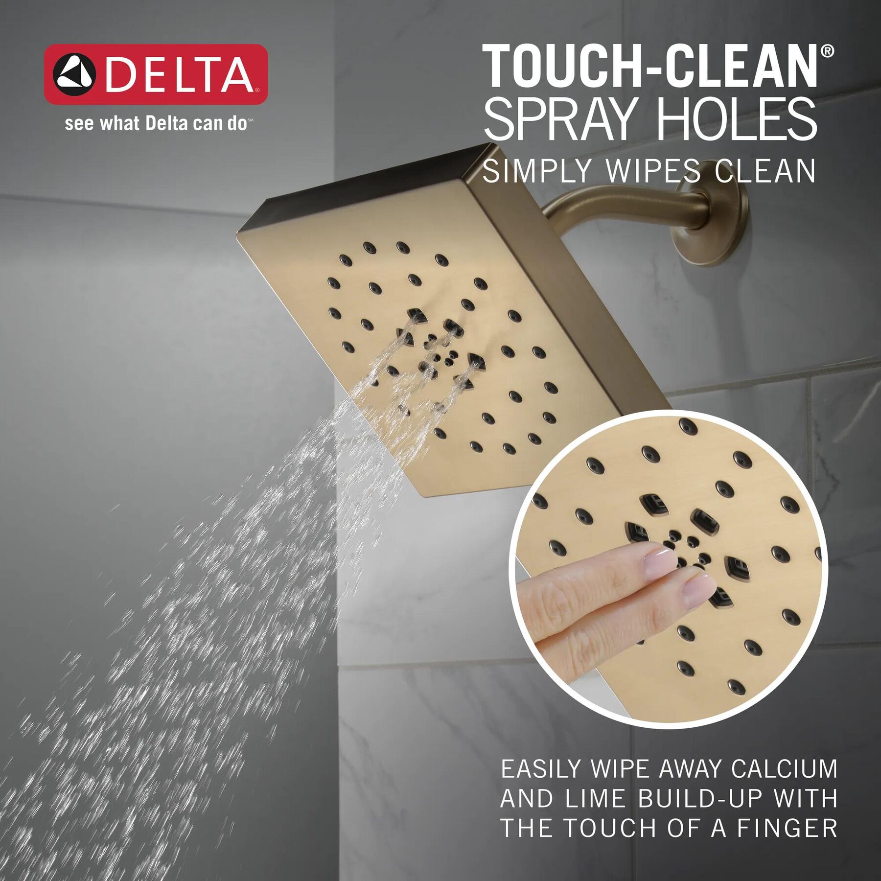H2Okinetic&reg; 4-Setting Shower Head with Ultrasoak&reg;