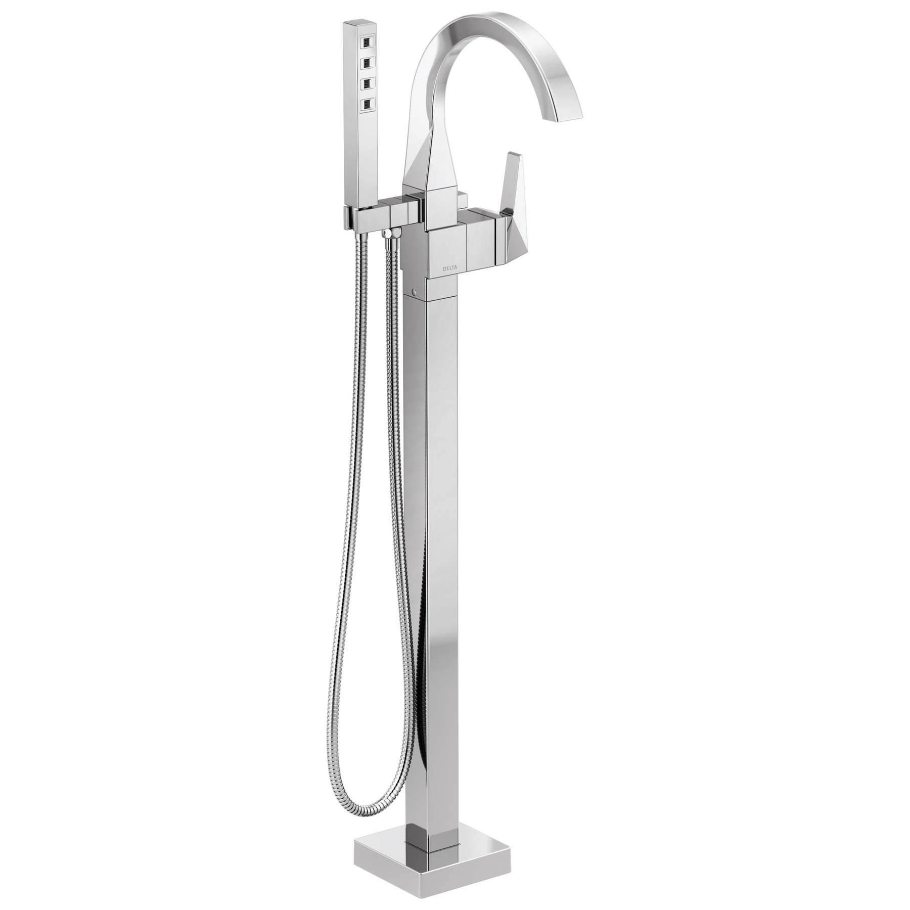 Single Handle Floor Mount Tub Filler Trim (Recertified)