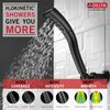 H<sub>2</sub>Okinetic&reg; Single-Setting Adjustable Wall Mount Hand Shower (Recertified)