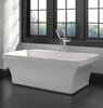 Single Handle Floor Mount Tub Filler Trim with Hand Shower (Recertified)