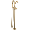 Single Handle Floor Mount Tub Filler Trim - Less Handle