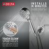6-Setting Hand Shower with Cleaning Spray