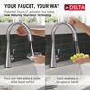 Touch<sub>2</sub>O&reg; Technology Kitchen Faucet with Touchless Technology