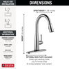 VoiceIQ&reg; Single Handle Pull-Down Faucet with Touch<sub>2</sub>O&reg; Technology