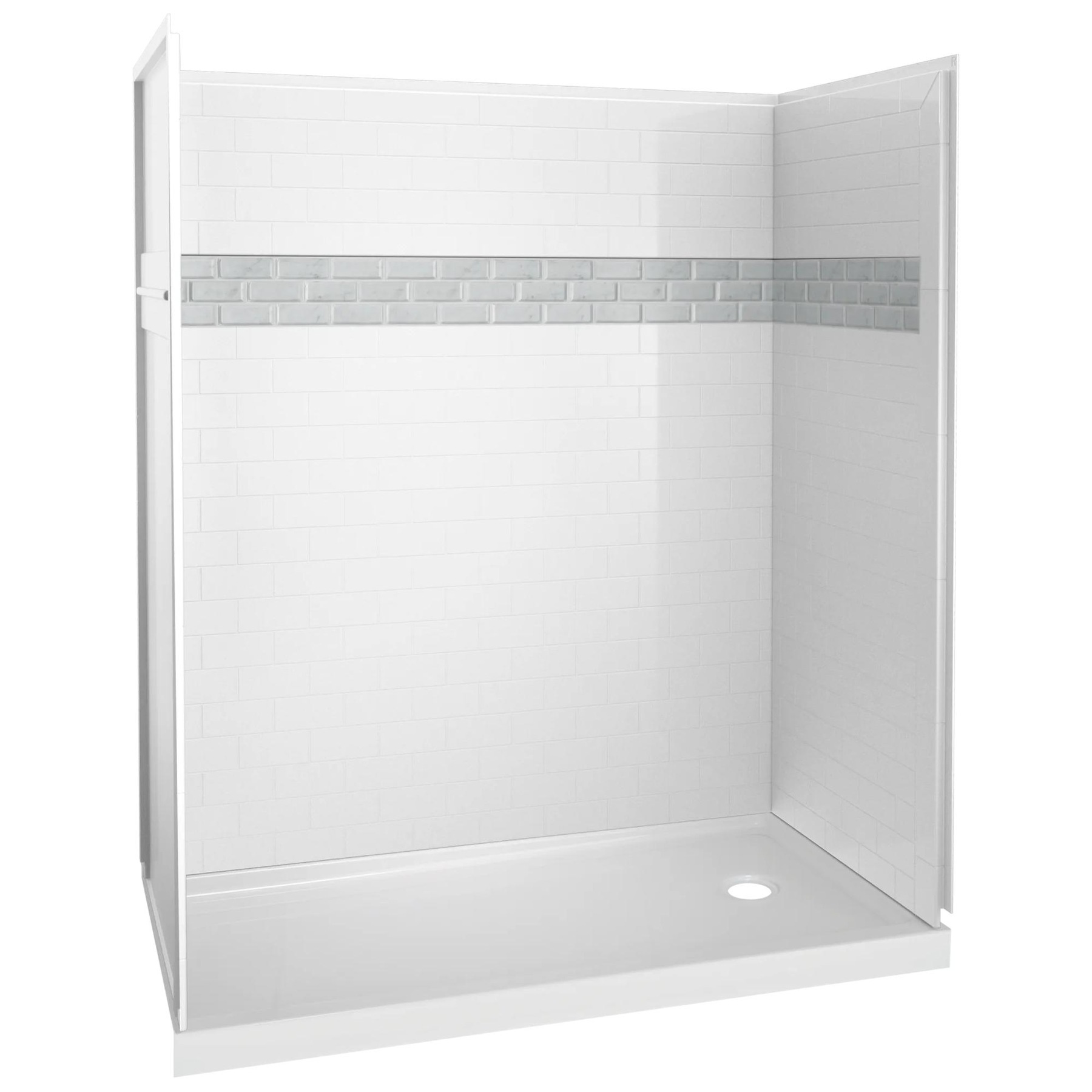 60" x 32" Shower Base - Right Drain