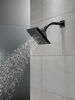 H<sub>2</sub>Okinetic&reg; 5-Setting Angular Modern Raincan Shower Head