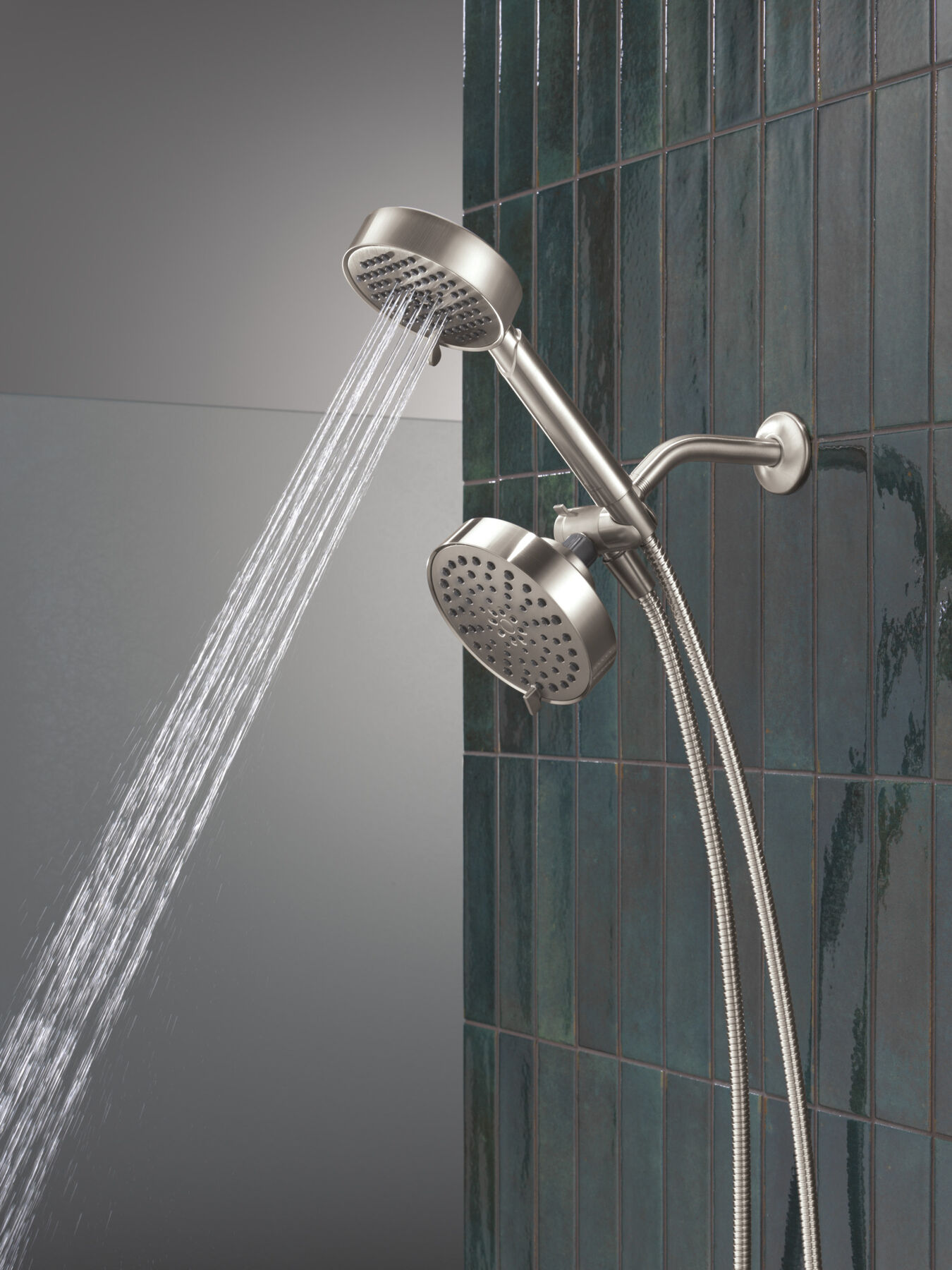 5-Setting Two-in-One Combination Shower with Additional Mount