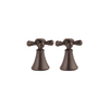 Metal Cross Handle Set - Deck Mount Bathroom & Bidet