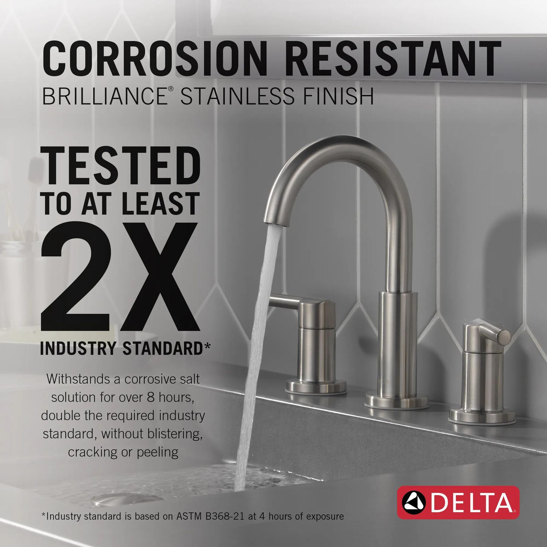 Two Handle Widespread Bathroom Faucet