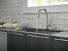 Single Handle Pull-Down Kitchen Faucet with Touch<sub>2</sub>O&reg; Technology Technology and Soap Dispenser