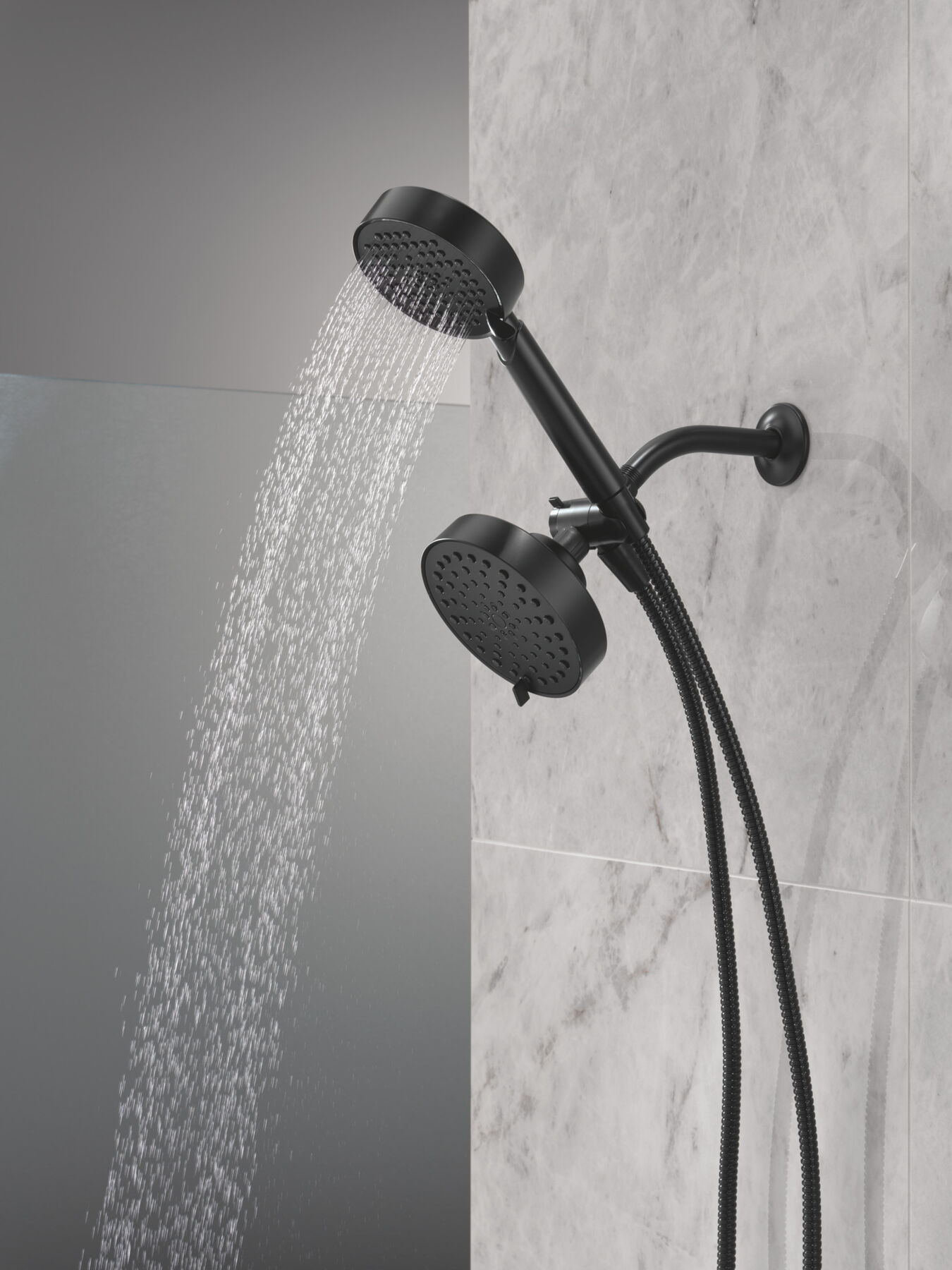5-Setting Two-in-One Combination Shower with Additional Mount