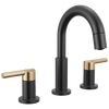 Two Handle Widespread Pull-Down Bathroom Faucet