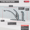 Single Handle Kitchen Faucet with Spray