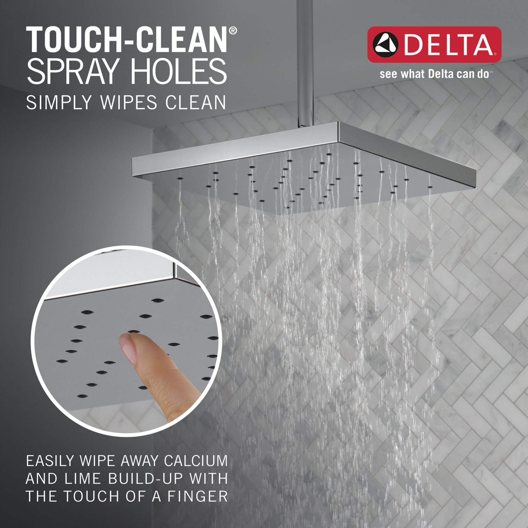 H2Okinetic&reg; Single Setting Shower Head with Ultrasoak&reg; (Recertified)