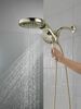 HydroRain&reg; H<sub>2</sub>Okinetic&reg; 5-Setting Two-in-One Shower Head (Recertified)