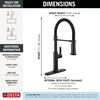 Single Handle Pull-Down Spring Kitchen Faucet