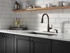 Single Handle Pull-Down Kitchen Faucet with Soap Dispenser and ShieldSpray Technology