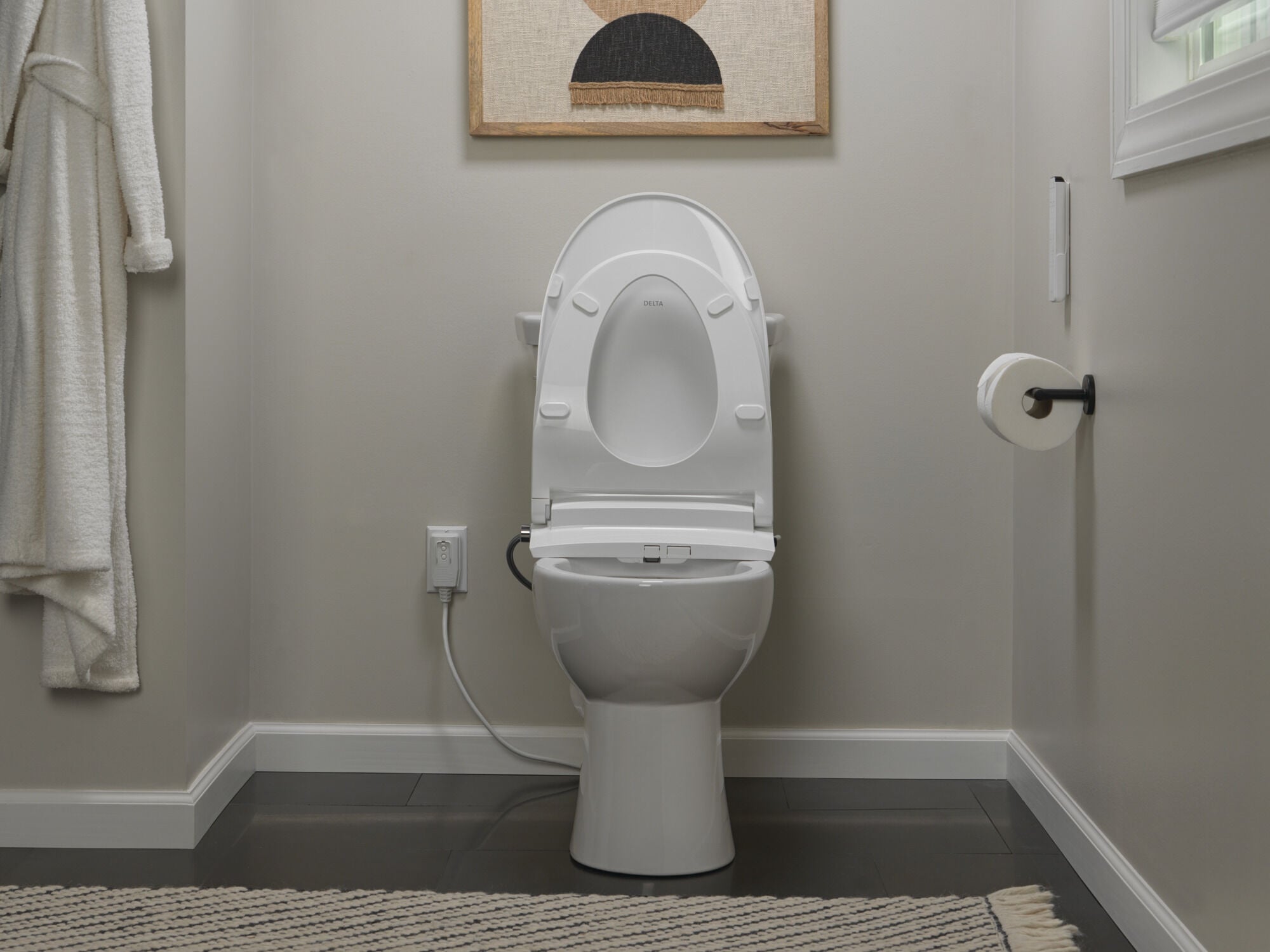 Ultimate Elongated Electric Bidet Toilet Seat in White 893007E-WH