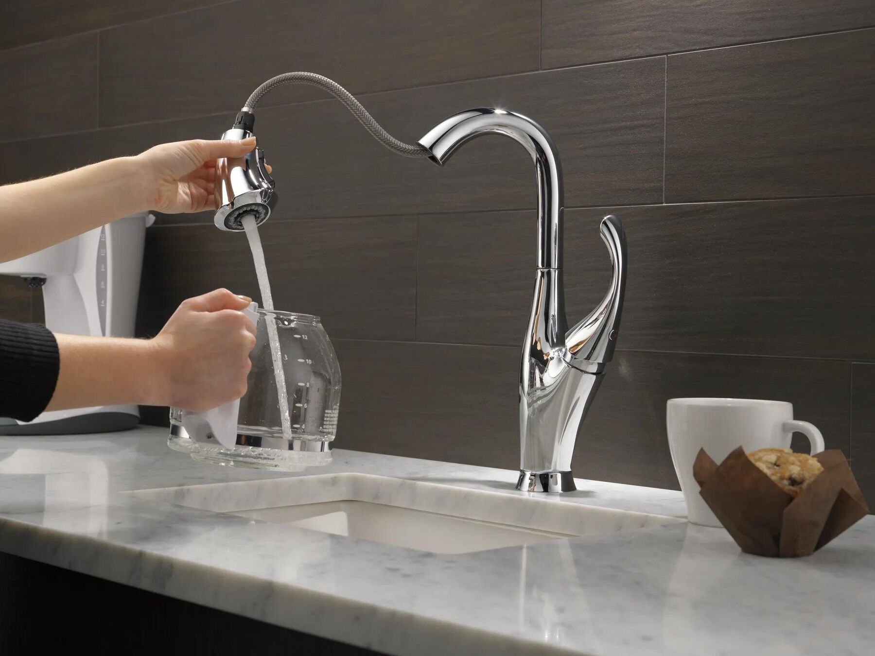 Single Handle Pull-Down Bar / Prep Faucet
