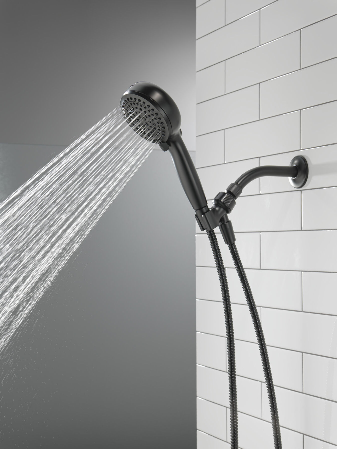 6-Setting Hand Shower with Cleaning Spray