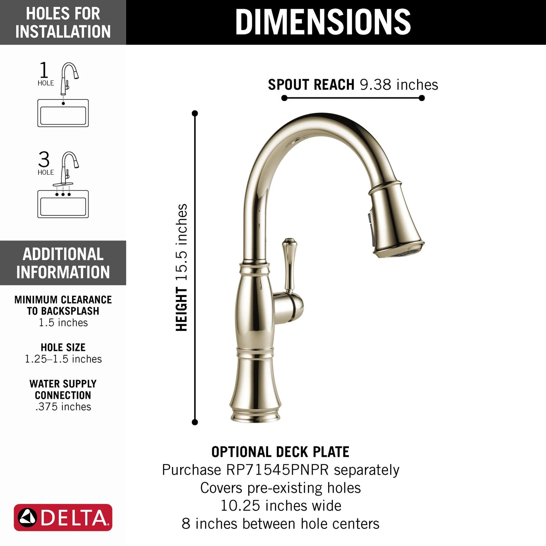 Single Handle Pull-Down Kitchen Faucet
