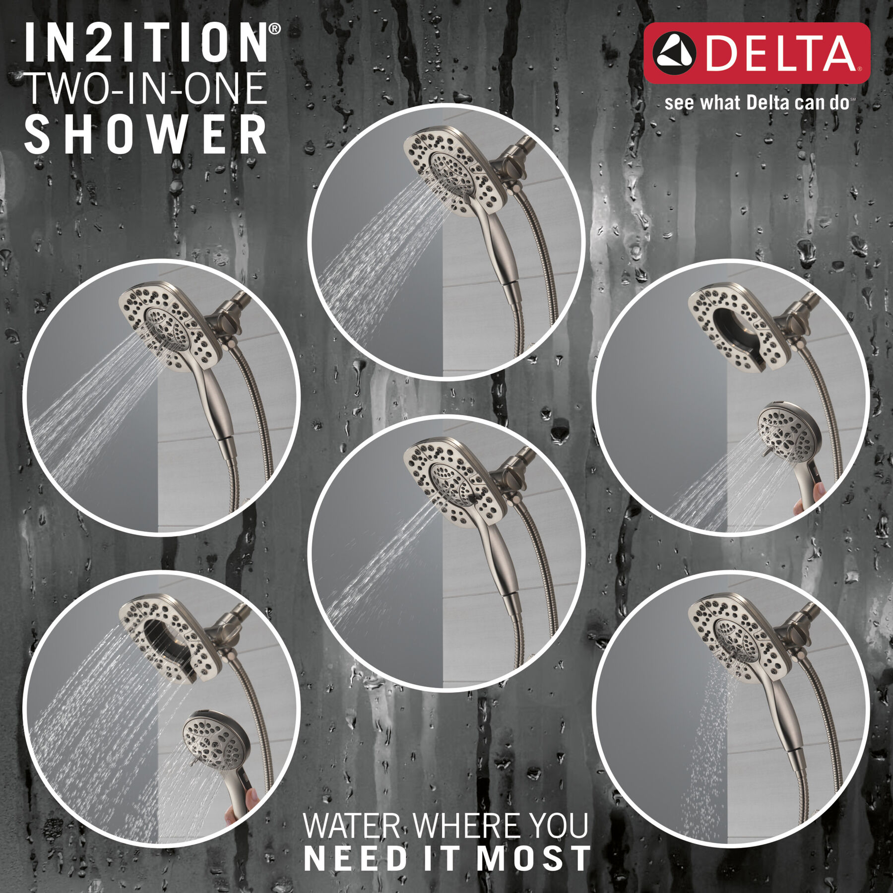 In2ition&reg; HSSH 1.75 GPM 4-Setting (Recertified)