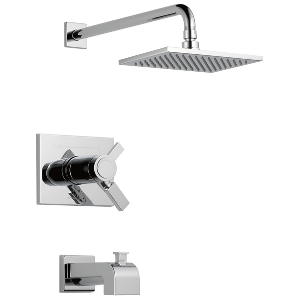 「RT-200017」 TempAssure® 17T Series Tub & Shower Trim in Chrome T17T453 | Delta
