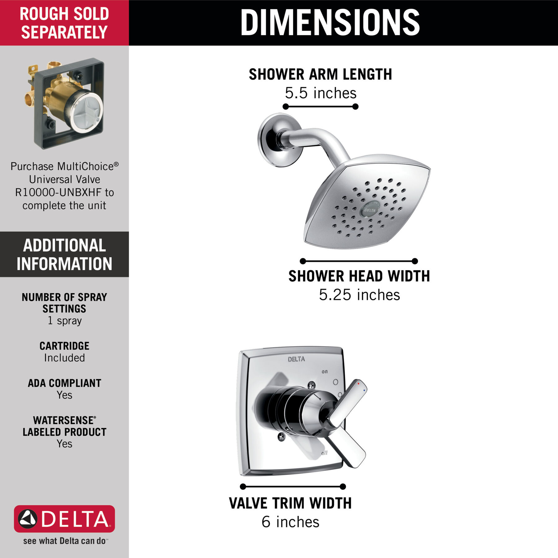 Monitor&reg; 17 Series Shower Trim (Recertified)