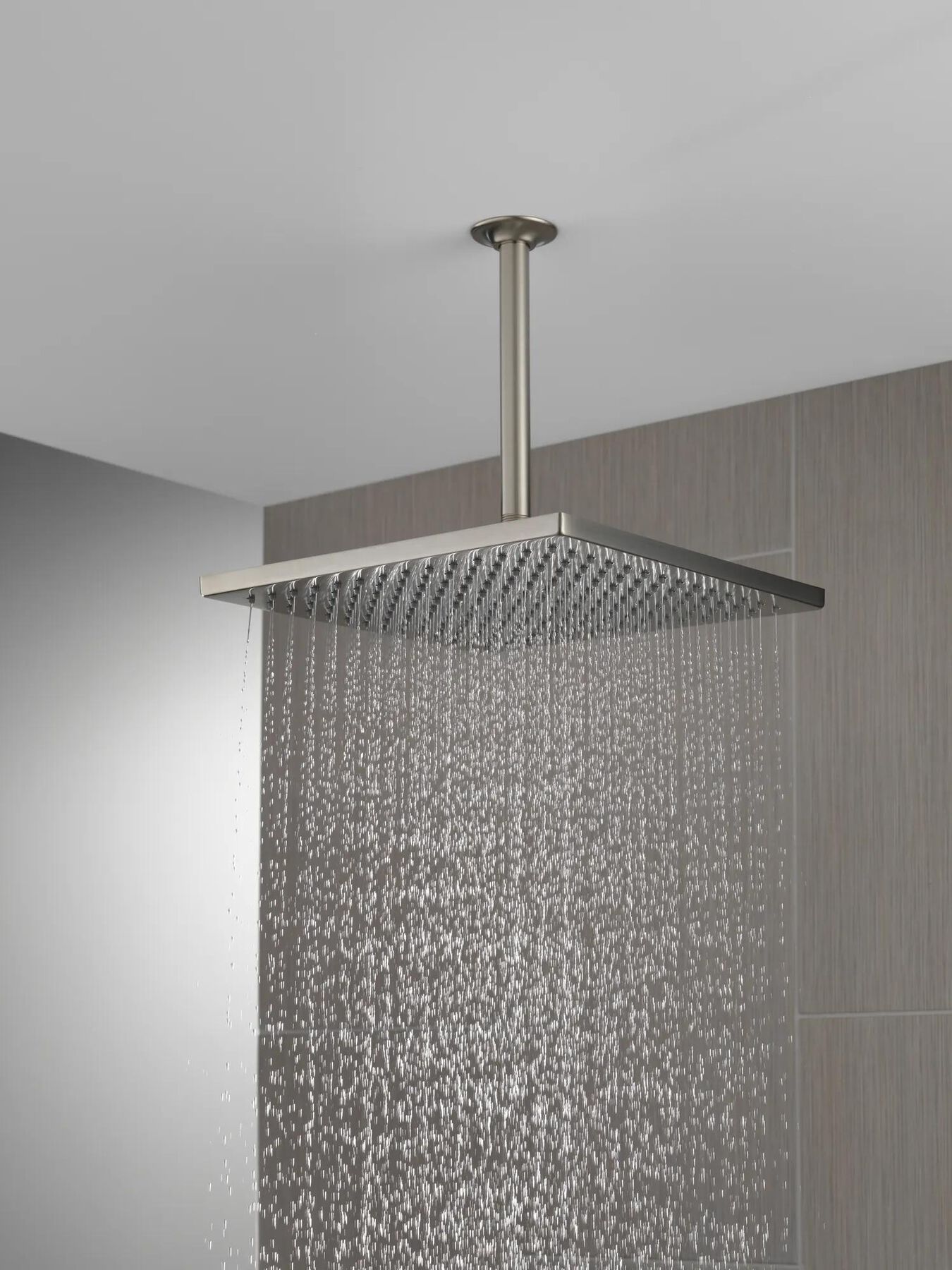 Single-Setting Metal Raincan Shower Head (Recertified)