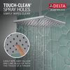 Single-Setting Metal Raincan Shower Head (Recertified)