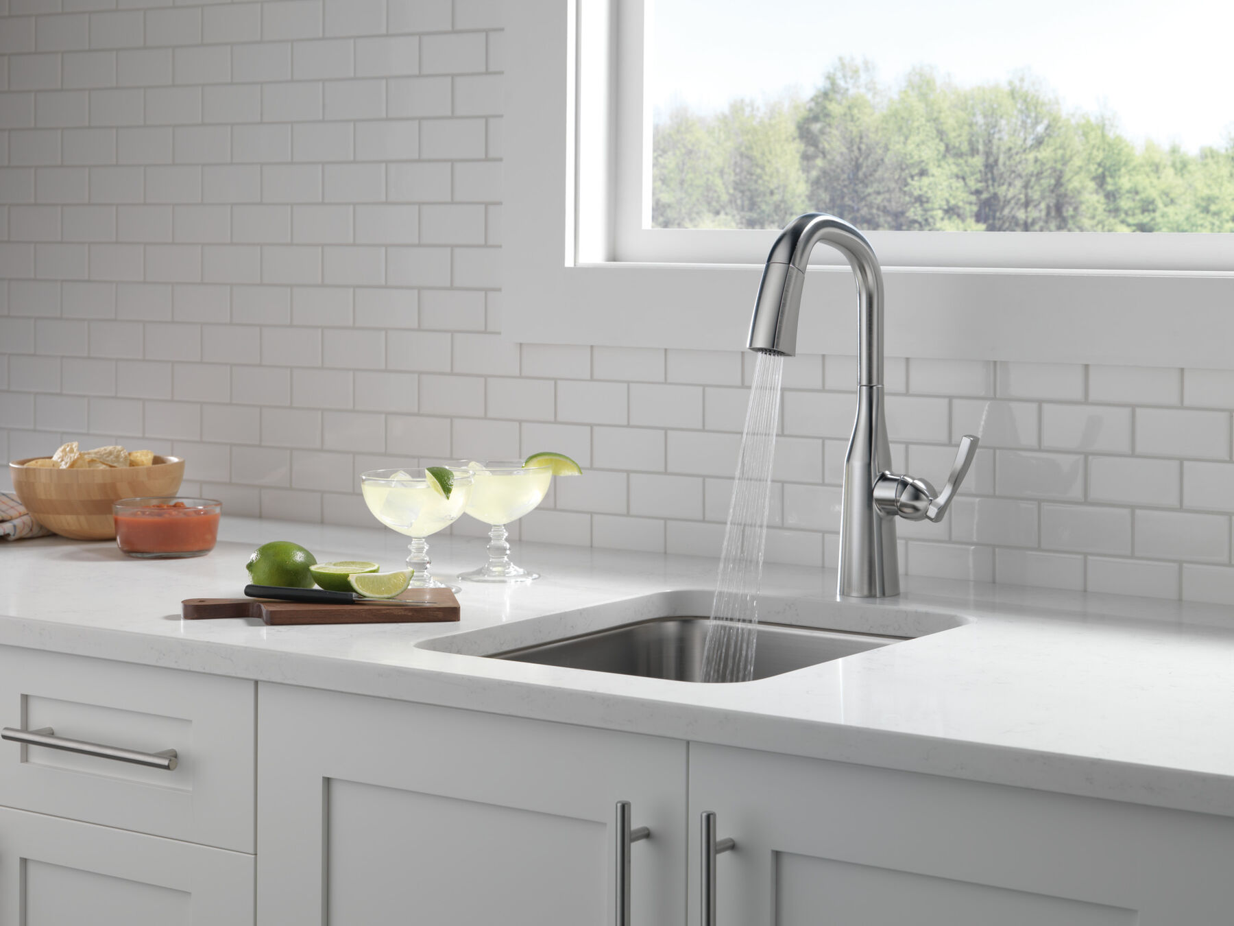 Single Handle Pull-Down Bar/Prep Faucet