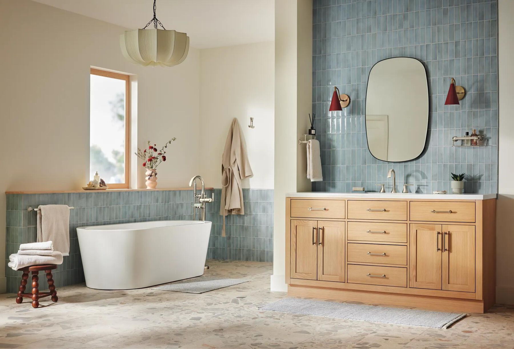 Two Handle Widespread Bathroom Faucet