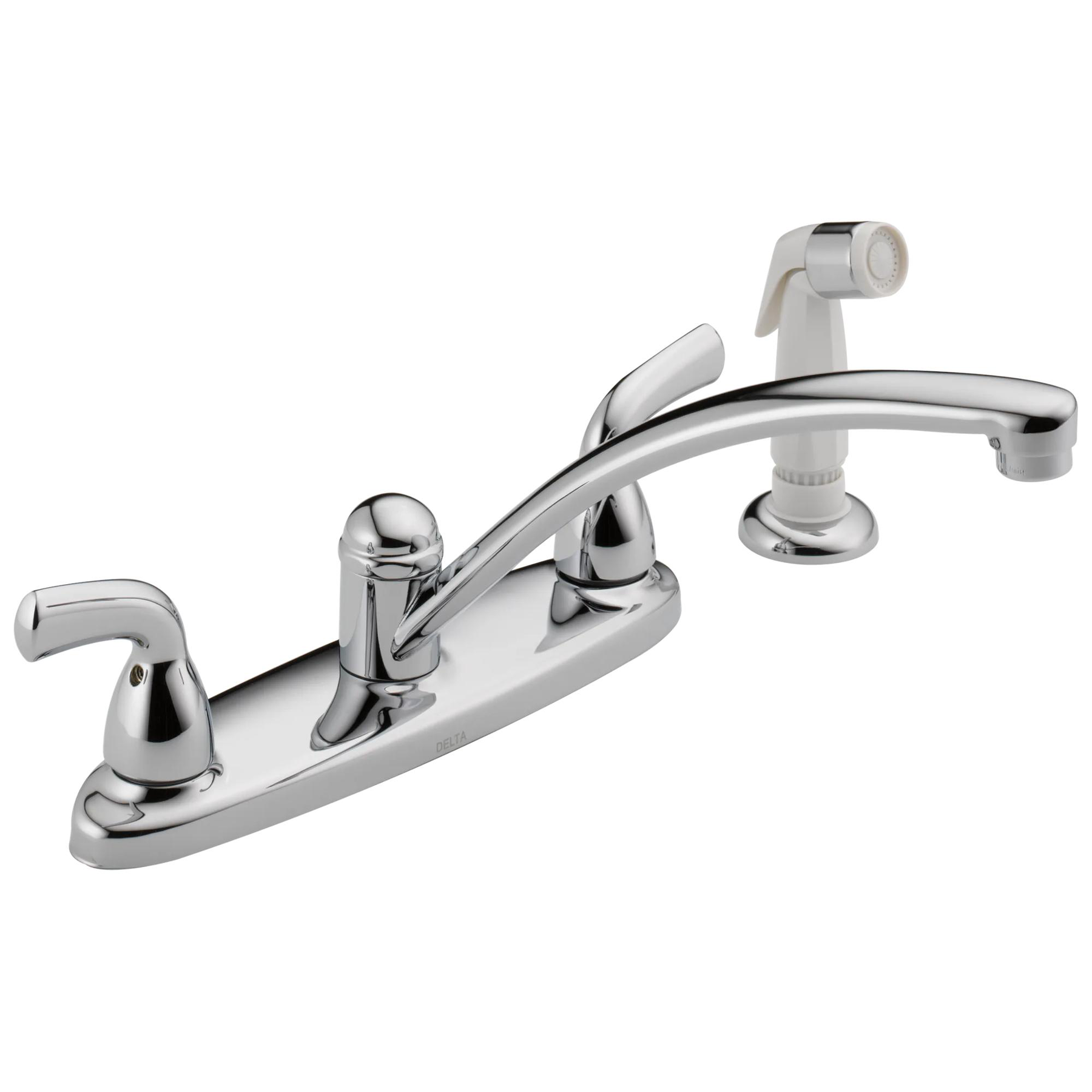 Two Handle Kitchen Faucet with Spray