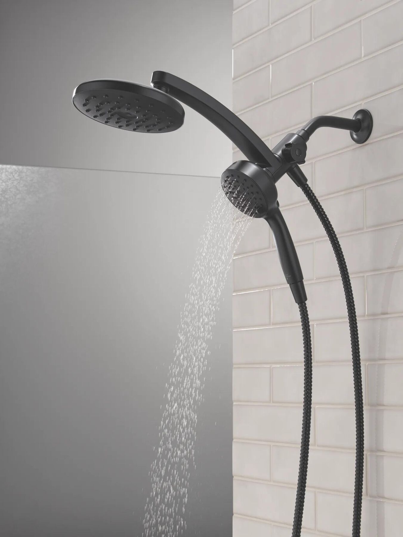 PivotPro&trade; 3-in-1 Combination Shower with Silicone Spray Face