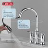 Two Handle Pull-Down Bridge Kitchen Faucet