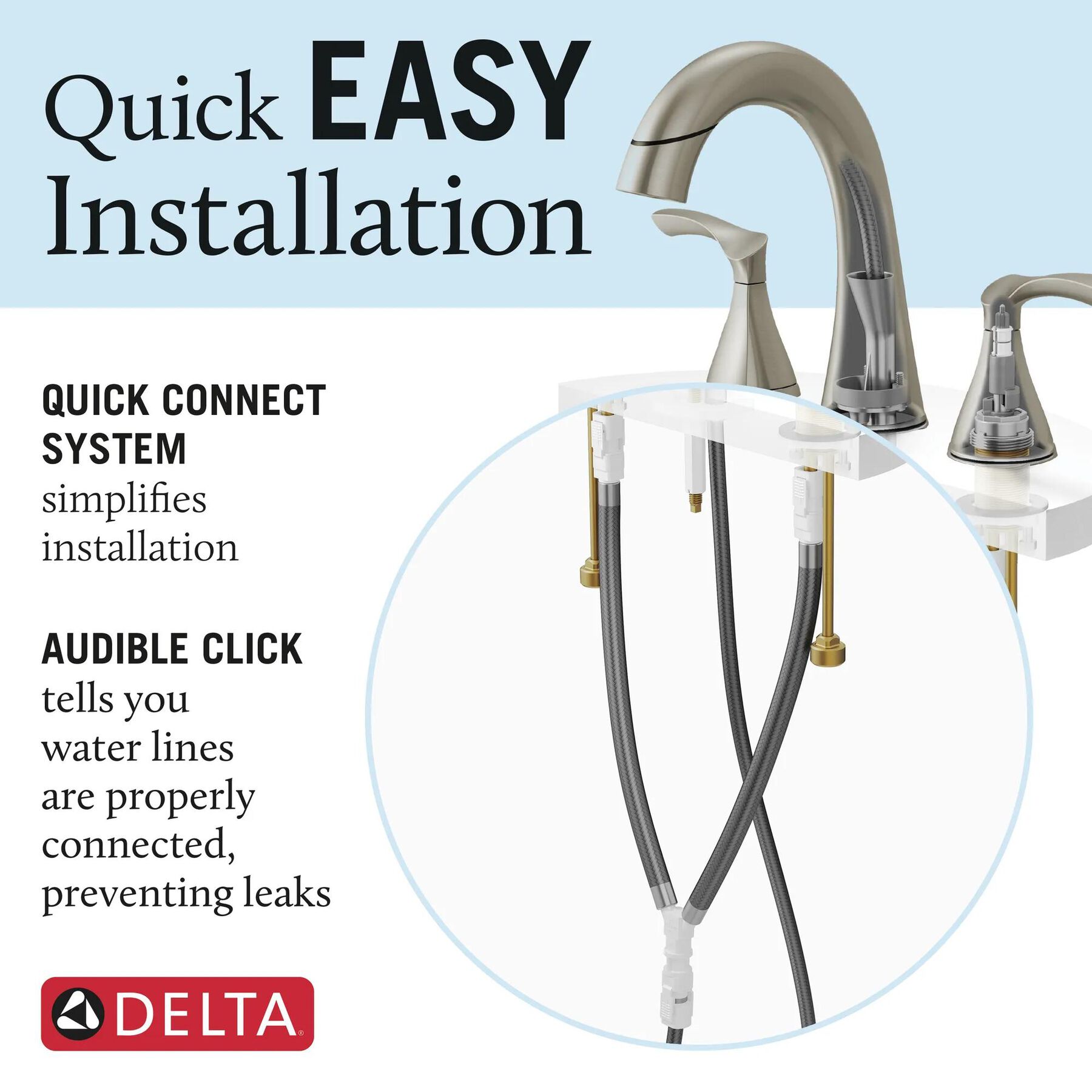 Two Handle Widespread Pull-Down Bathroom Faucet (Recertified)