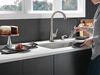 Single Handle Pull-Down Kitchen Faucet with Touch<sub>2</sub>O&reg; Technologyand Soap Dispenser (Recertified)