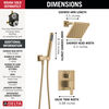 14S Shower Trim w Fixed Head & Hand Shower