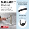 Single Handle Pull-Down Bathroom Faucet
