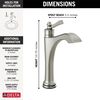 Single Handle Mid-Height Vessel Touch20.xt Bathroom Faucet