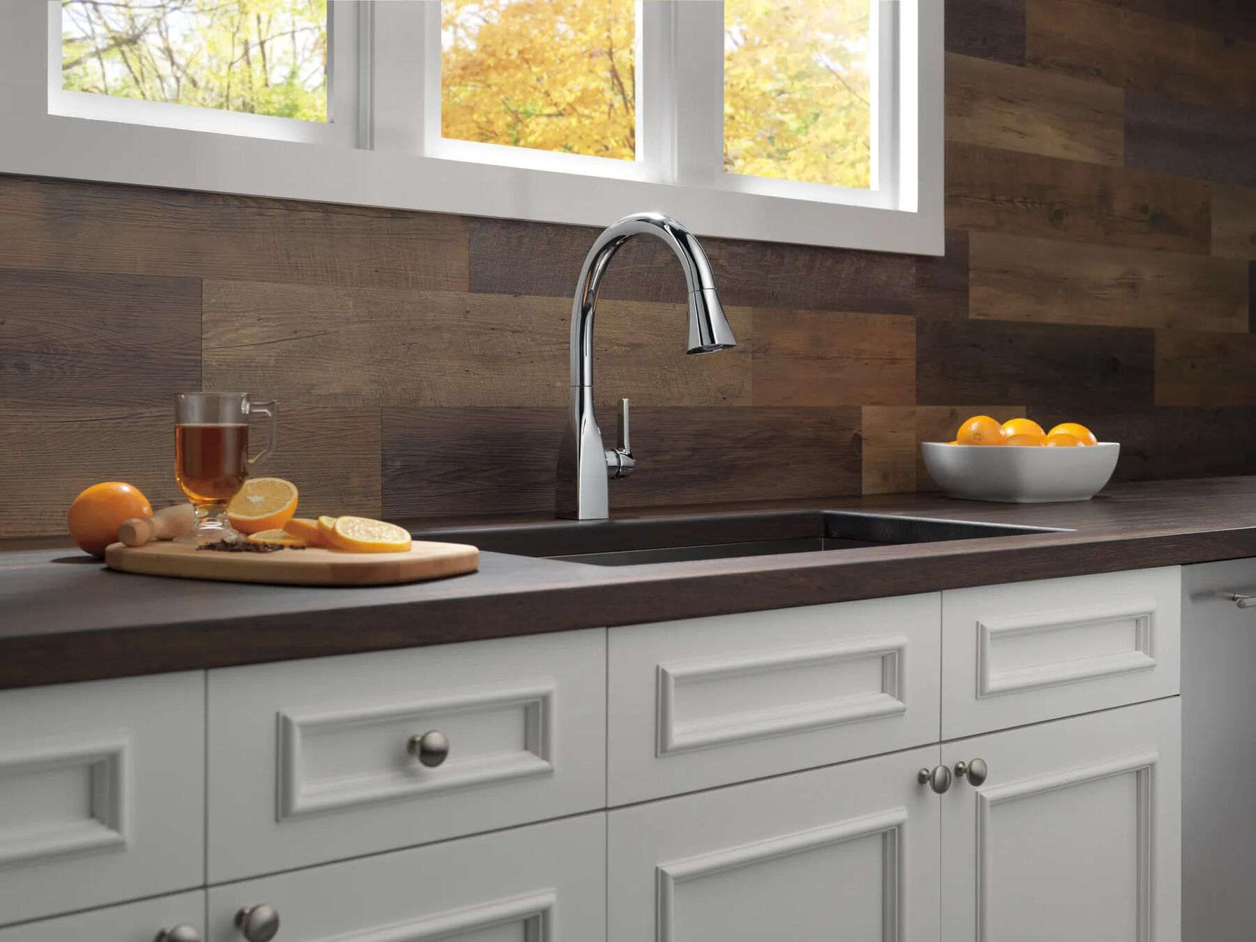 Single Handle Pull-Down Kitchen Faucet with ShieldSpray&reg; Technology