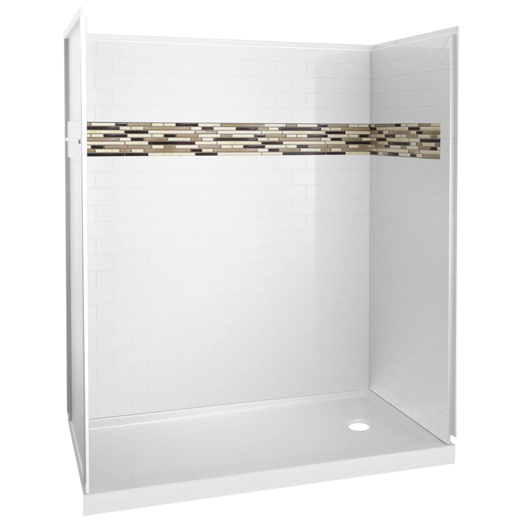 60" x 32" Shower Base - Right Drain