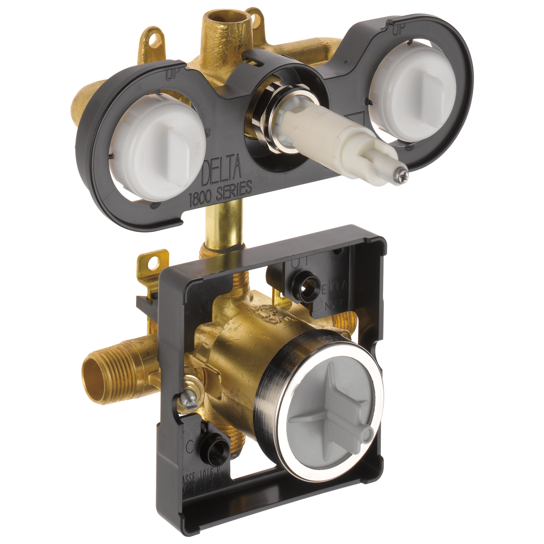 PRE-PLUMBED MultiChoice(R) Universal Jetted Shower(TM) Rough